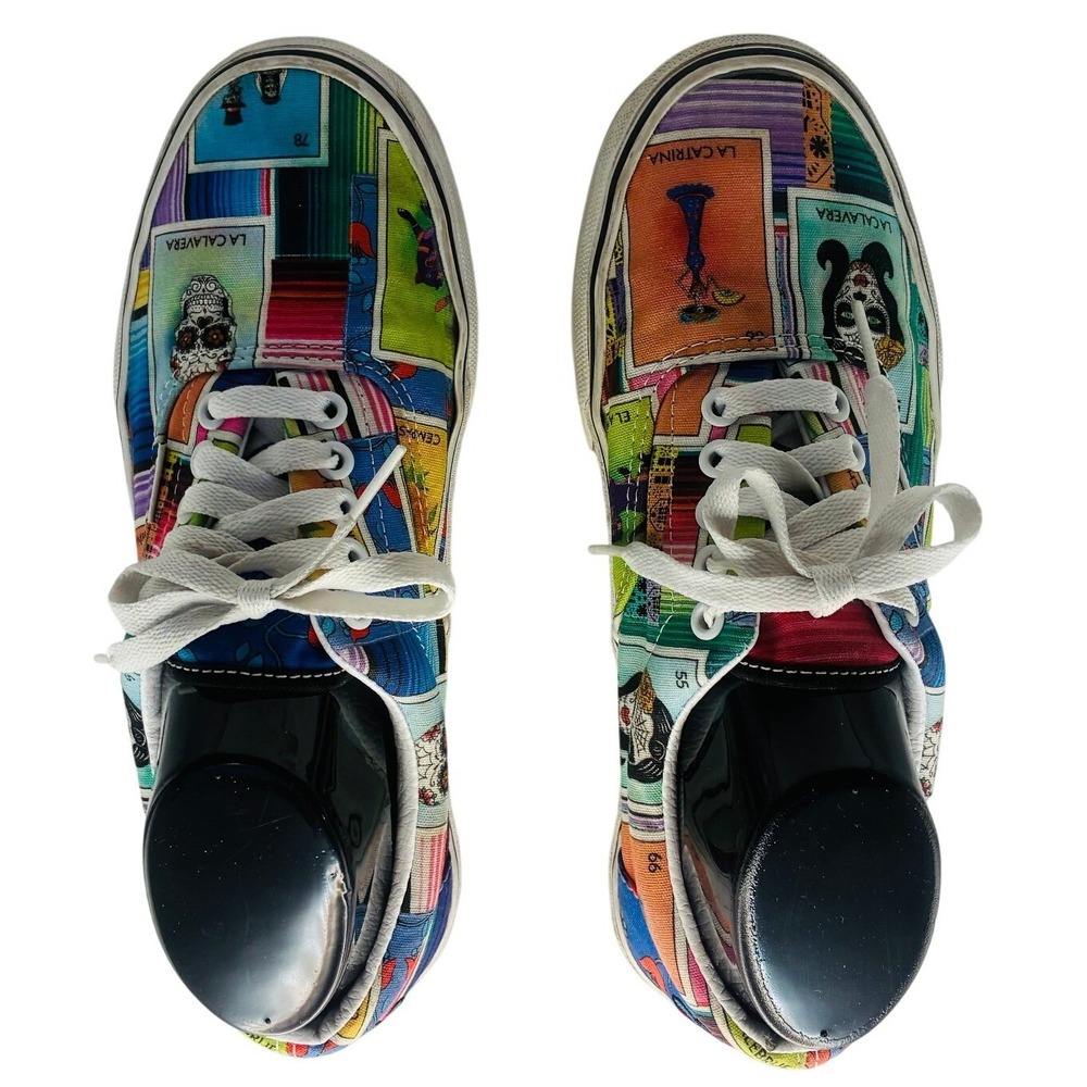 Vans Era Loteria Sneakers Men 7.5 Women 9 Multicolor Mexican Bingo Low Top